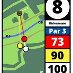 Greve Disc Golf Bane - Tune Hul 8