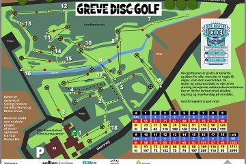 Greve Disc Golf Bane oversigt