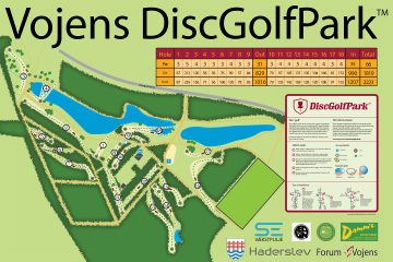 Vojens Disc Golf Bane oversigt