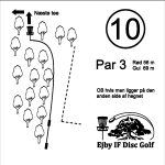 Ejby Disc golf Bane hul 10 kort