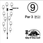 Ejby Disc golf Bane hul 9 kort
