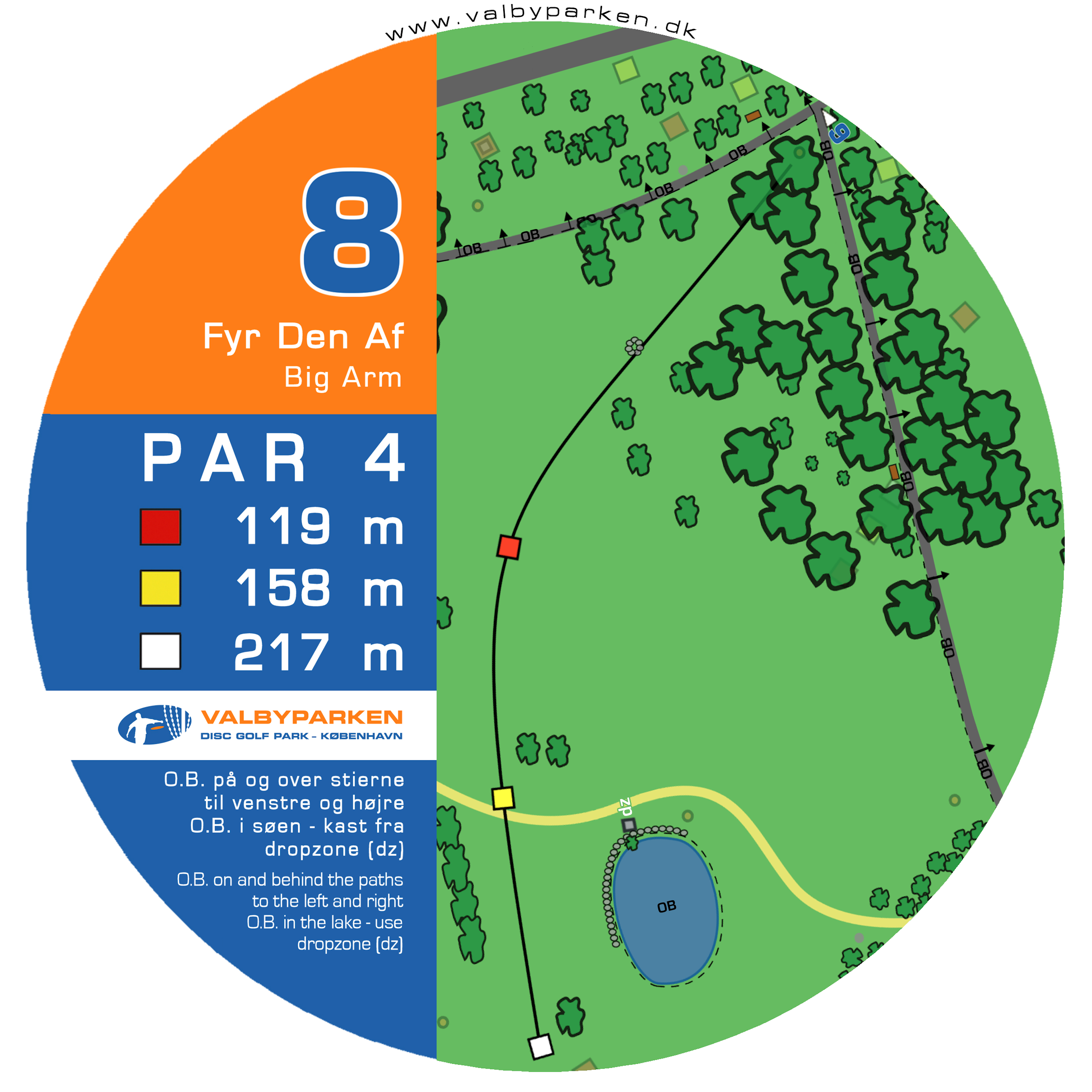 Valbyparken Disc Golf Bane