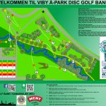 Viby Åpark Disc Golf Bane oversigtskort
