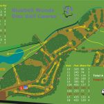 Bluebell Woods disc golf course - Scottish Masters banekort