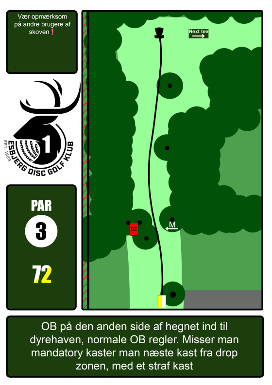 Nørreskoven Disc golf Esbjerg