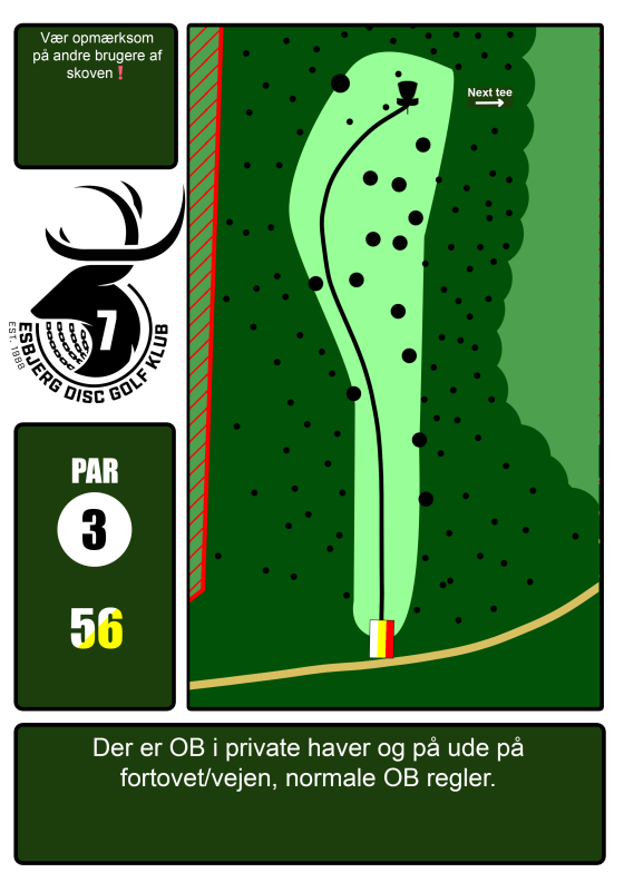 Nørreskoven Disc golf Esbjerg