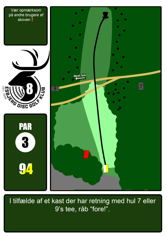 Nørreskoven Disc golf Esbjerg