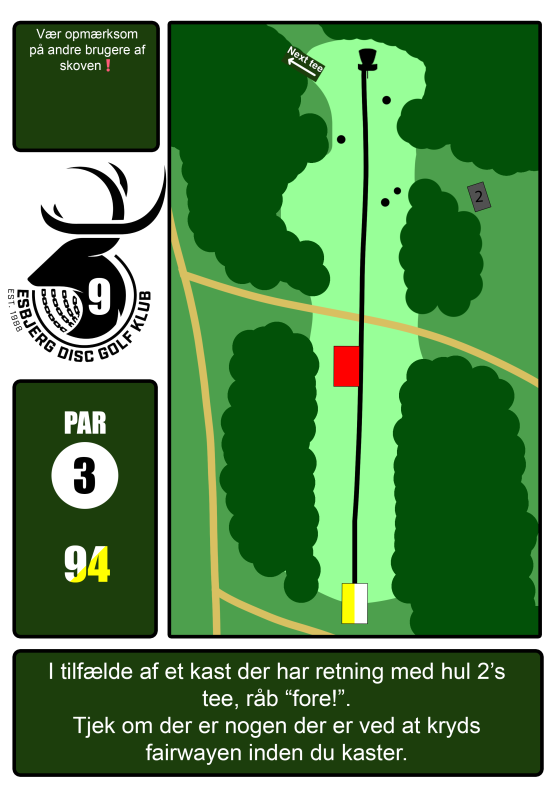 Nørreskoven Disc golf Esbjerg