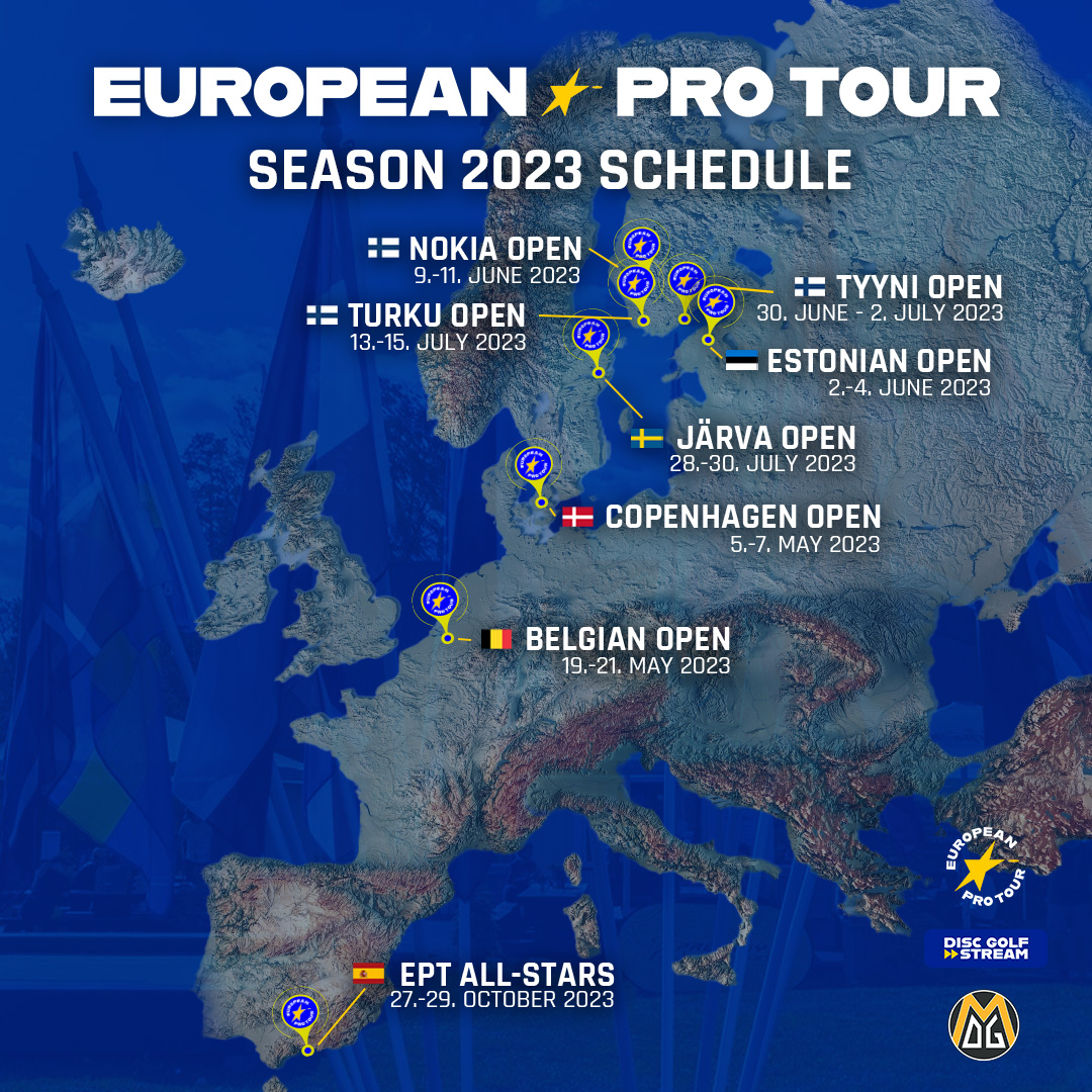 European Pro Tour 2023 Schedule