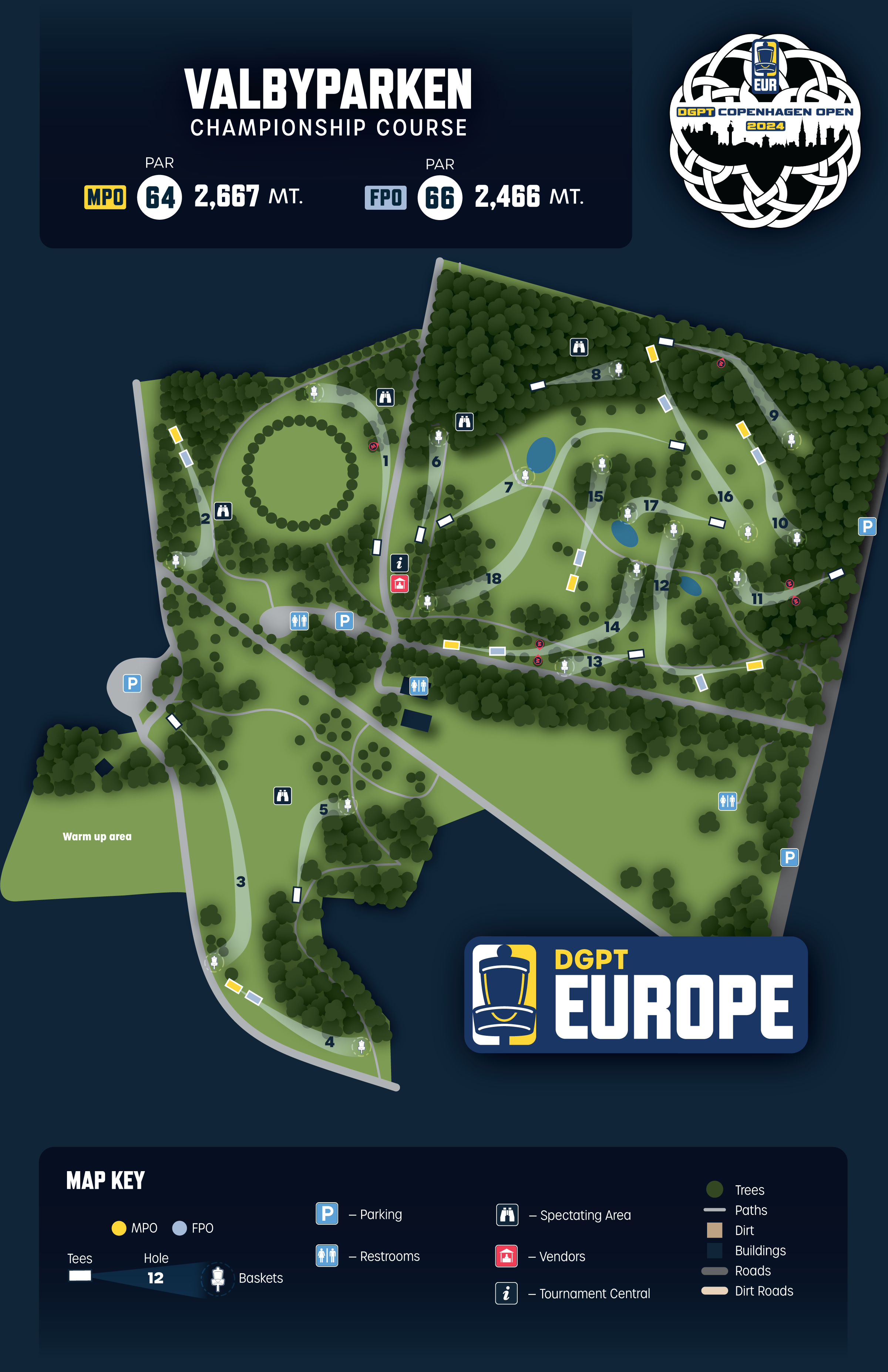 Copenhagen Open 2024 Layout